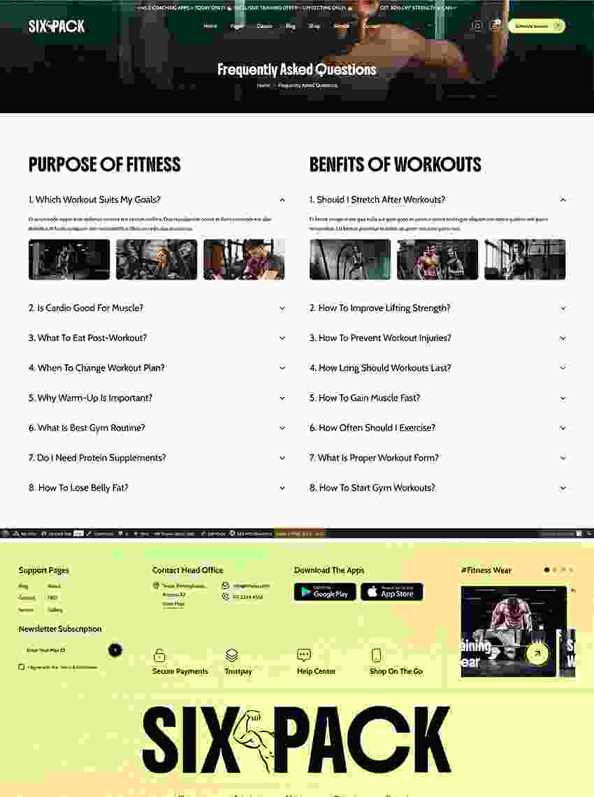 Faq-page